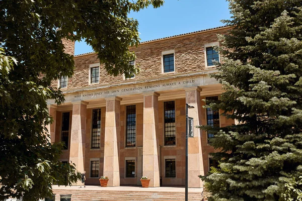 Boulder Colorado Juillet 2019 Extérieur Bibliothèque Norlin Campus Boulder Université — Photo