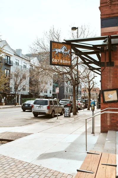 Denver Colorado 1Er Mai 2020 Petites Entreprises Développements Appartements Modernes — Photo