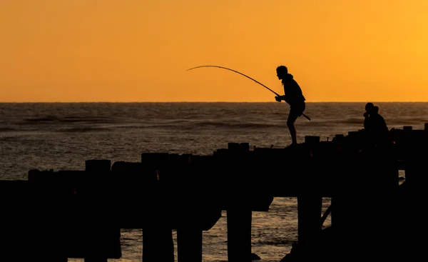 Pesca Sunset Wharf — Fotografia de Stock