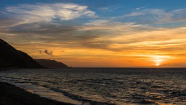 Paekakariki sahil günbatımı