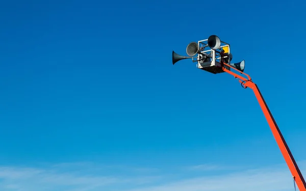 Specker Crane in Sky — Stock Photo, Image