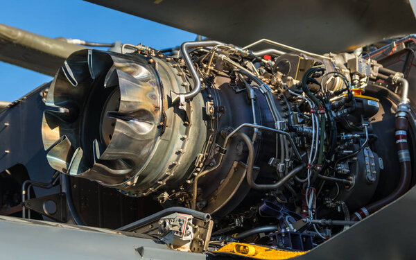 One Helicopter Engine