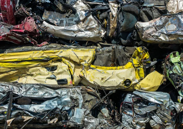 Crushed Cars — Stock Photo, Image