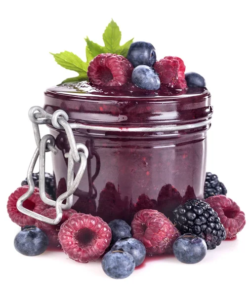 Jam from various berries — Stock Photo, Image