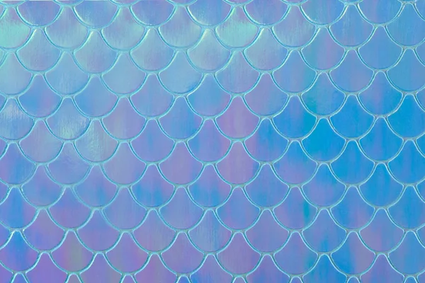 Abstract Textured Holographic Background Leather Surface Mermaid Fish Scales Trendy — Stock Photo, Image