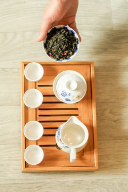 Çin çay ve online katalog için elit çeşitleri depolamak