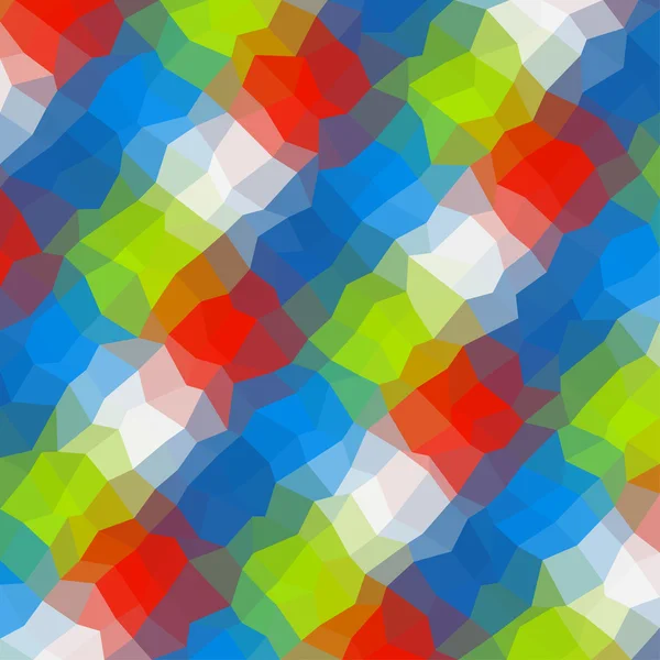 Рейнбоу, низкий многоугольник, стеклянный эффект — стоковый вектор