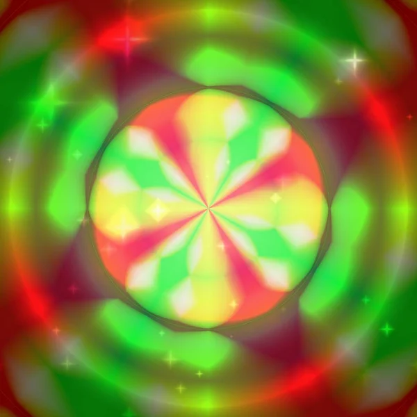 Цветной фон с концентрическими красочными кругами — стоковое фото