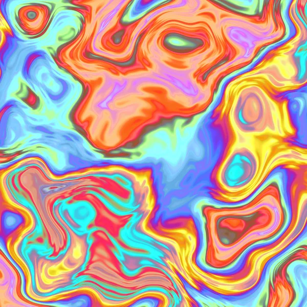 Liquid fractal in bright and vibrant colors — Stock Photo, Image