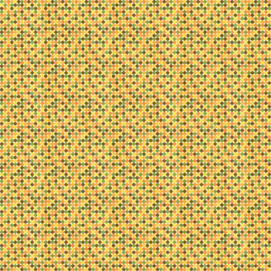 Tan arka planda kesintisiz renkli ahşap dokulu daireler