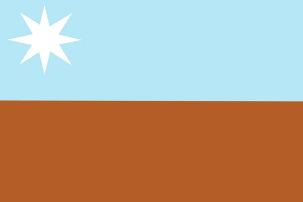 Bandeira oficial da República de Murrawarri micronação na Austrália — Vetor de Stock