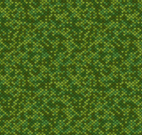 Dikişsiz desen kaplaması altıgen yeşil tonlarında yaptı.