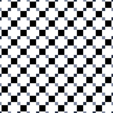 Dikişsiz desen gri tonlama squres - w siyah tonları yapılmış