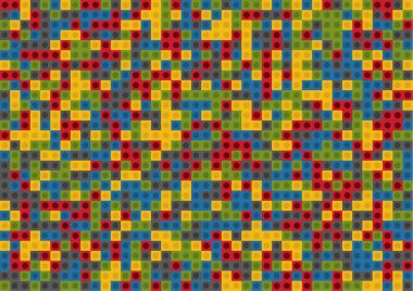 Arka plan inşaat blok oyuncak tuğla yapılmış, sağlam c sessiz