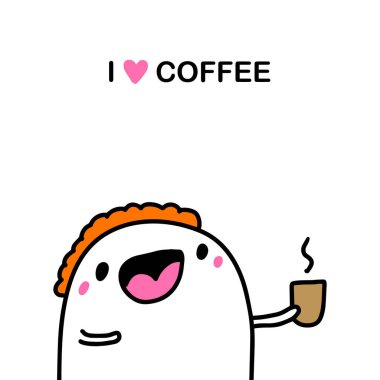 Çizgi filmlerdeki gibi çizilmiş vektör çizimlerine bayılıyorum.