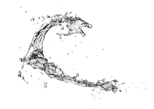Water Splash Isolate White Background — Stock Photo, Image
