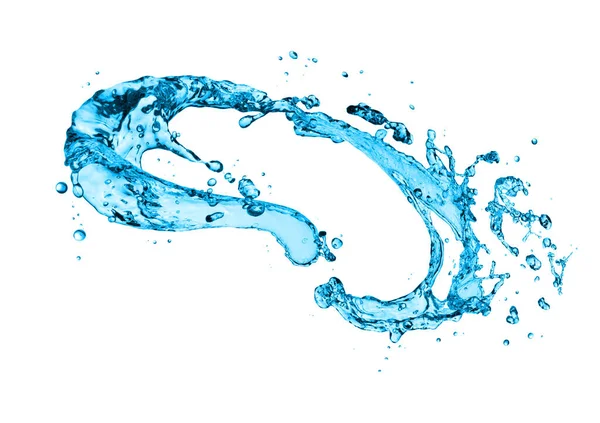 Water Splash Isolate White Background — Stock Photo, Image