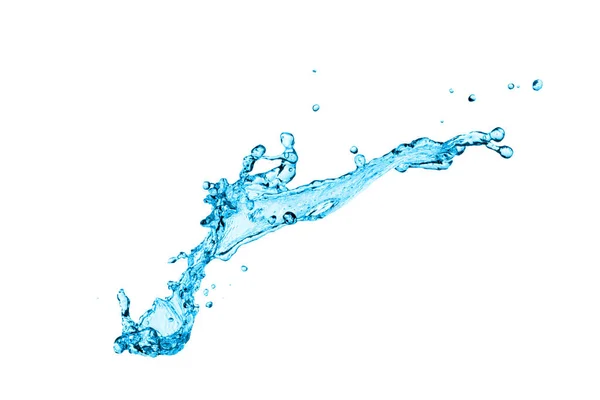Vatten Stänk Isolerad Svart Bakgrund — Stockfoto