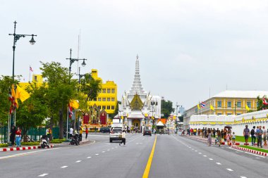 2 Kasım 2019 'da Bangkok City Pillar Shrine, Tayland' dan manzara