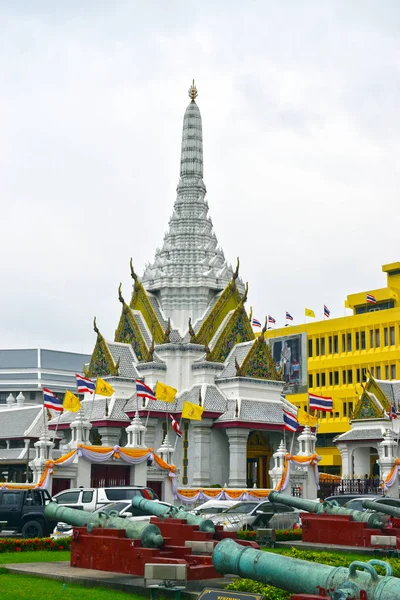 Vista Panorámica Del Santuario Del Pilar Ciudad Bangkok Tailandia Noviembre —  Fotos de Stock