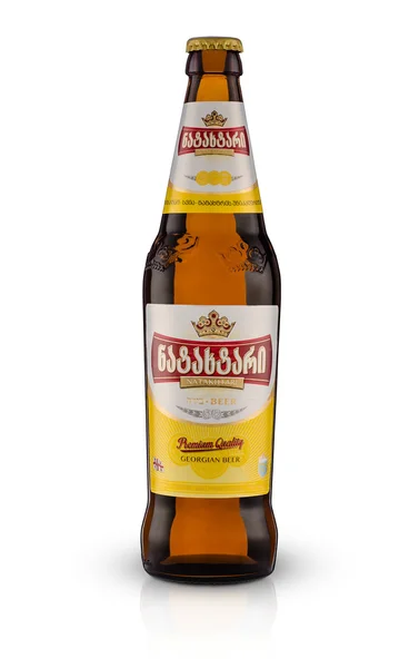 Bootle of  Georgian beer Natakhtari — Stock Photo, Image