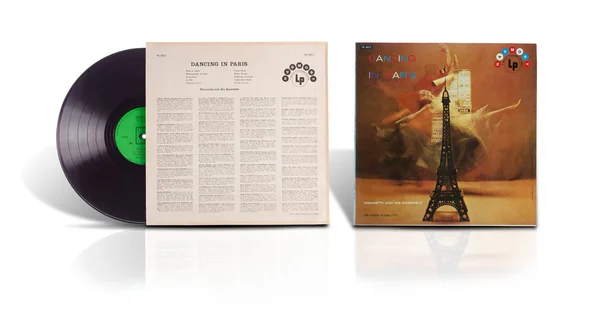 Vinyl disc Dancing in Paris — Stock Photo, Image