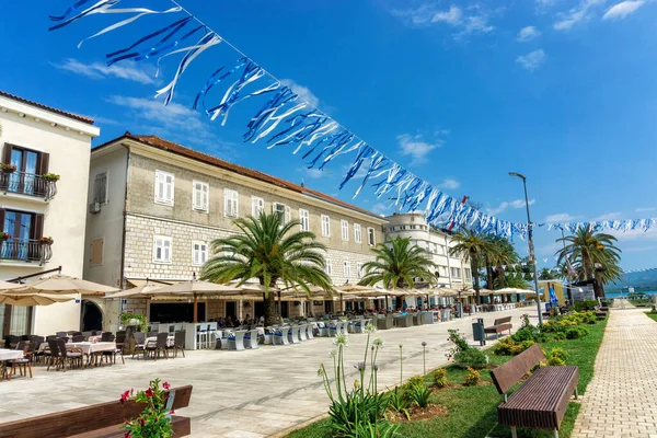 Centro de la ciudad de Budva en Montenegro — Foto de Stock