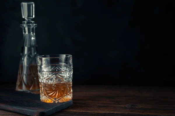Viski bardağına buz ile — Stok fotoğraf