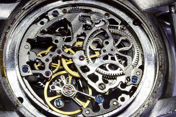 오래 된 시계 시계 시계 시계 작동 장치 로열티 프리 스톡 이미지