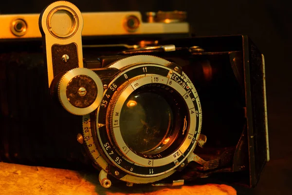 Old Camera Old Lens — Stock Photo, Image