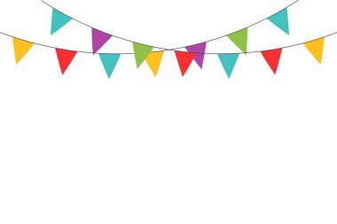 Sarı fonda gerçekçi bir kurdele. Karnaval kutlu olsun. Konfeti.