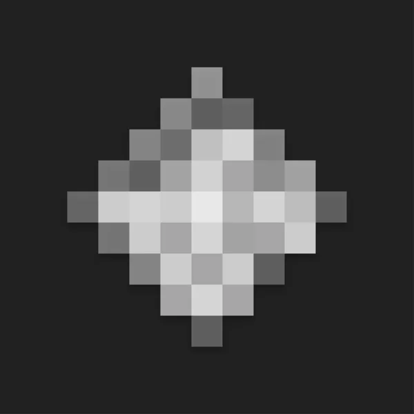 Знак цензури Pixel на прозорому тлі. Ізольований вектор e — стоковий вектор
