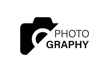 Camera vector icon logotype photography. Creative vector concept