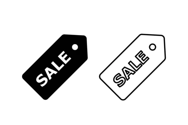 Sale tag icon. Isolated vector sign. Special promotion offer sal — Stock Vector