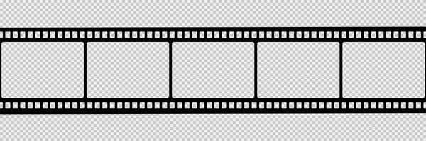 Film strip geïsoleerde vector icoon. Retro foto met filmstrip i — Stockvector