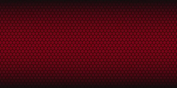 Red abstract vector background. Honeycomb pattern. Linear websit — Stock Vector