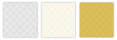 Desen soyut, kusursuz vektör dokusu. Doğrusal desenler dizisi. Modaya uygun bir doku. İnce, pürüzsüz desen.