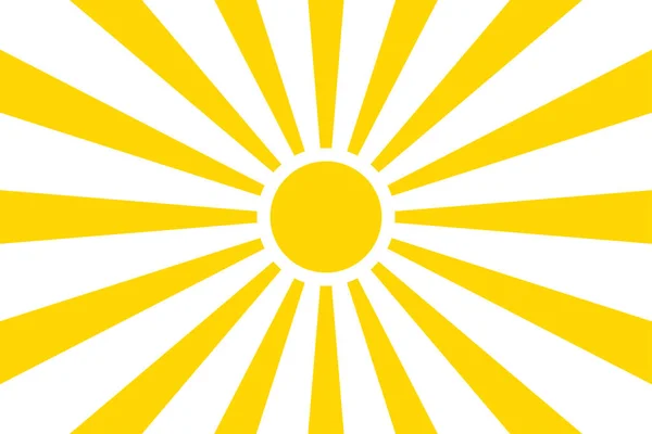 Сонце Випромінює Літній Дизайн Фону Векторна Ілюстрації Абстрактний Жовтий Фон — стоковий вектор