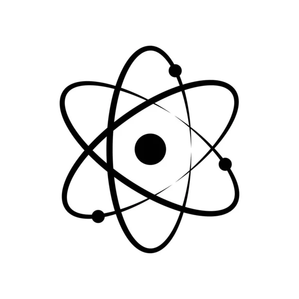 Atom ya da proton çekirdeği. Vektör izole edilmiş simge ögesi. Biyoloji bilimi geçmişi. Bilim teknolojisi konsepti. Moleküler vektör simgesi veya işareti. EPS 10
