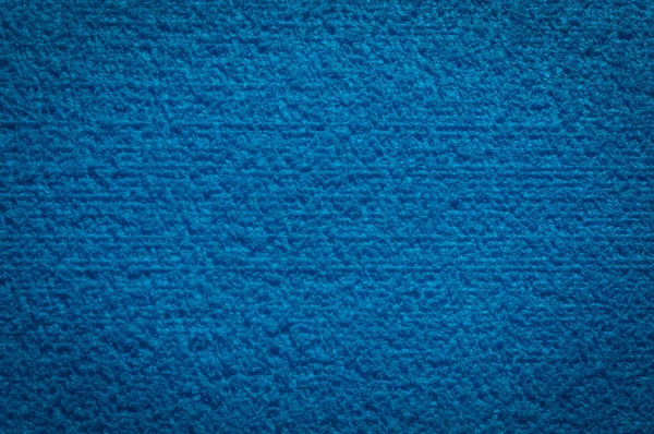 Teksturowana Tekstylna Modna Niebieska Powierzchnia Tła Tapety Ciemnym Gradientem Winietowania — Zdjęcie stockowe