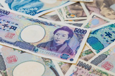 Japon para birimi Notlar arka plan