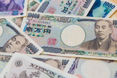 Japon para birimi Notlar arka plan