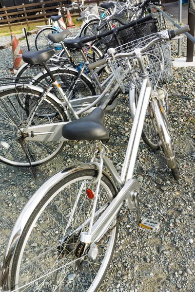 Shinoyoshida Tren Istasyonu Japonya Bicyles Otopark Kalabalık — Stok fotoğraf