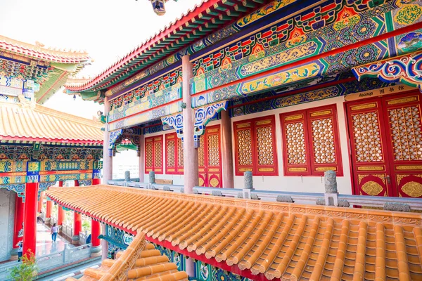 Pagoda Çin Yeni Yılı Tay Çince Tapınağı Dragon Tapınağı Kammalawat — Stok fotoğraf