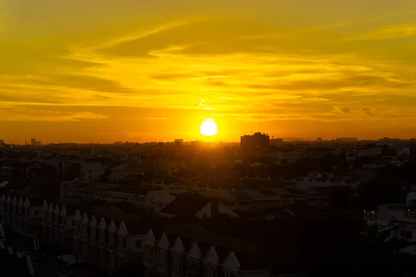 Bangkok skyline au lever du soleil, paysage de la ville . — Photo