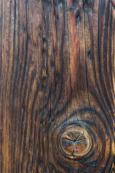 Kiefer Nahaufnahme Einer Wand Aus Holzbohlen Dunkle Platte — Stockfoto