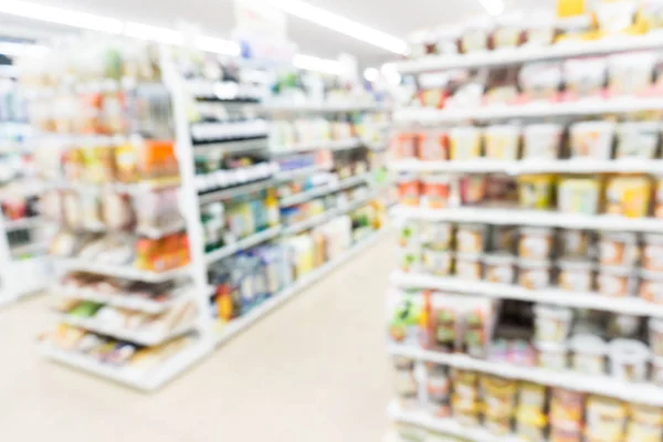 Розмита Полиця Супермаркеті Концепція Споживача — стокове фото