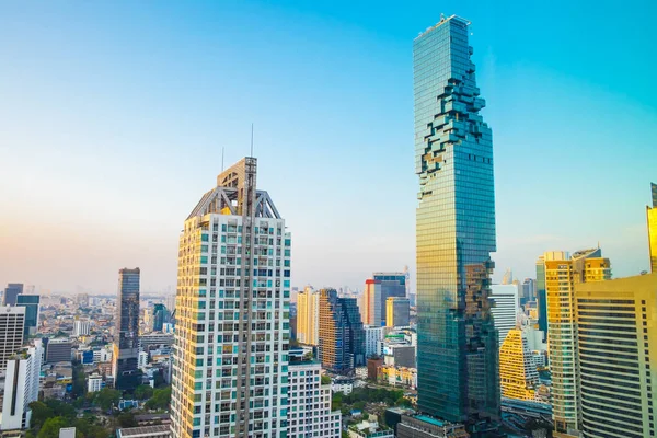 Bangkok Cityscape Sunset Mahanakorn Modern Tower Thailand — Stock Photo, Image