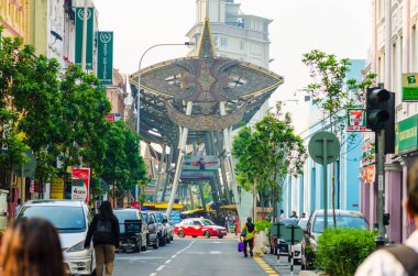 KUALA LUMPUR MALAYSIA - 25 Oct, 2014: View of Bukit Bintang area in Kuala Lumpur, Malaysia on 25 October 2014.