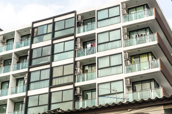 Apartamento Edifício Residencial Cidade Moderna Condomínio Vida — Fotografia de Stock